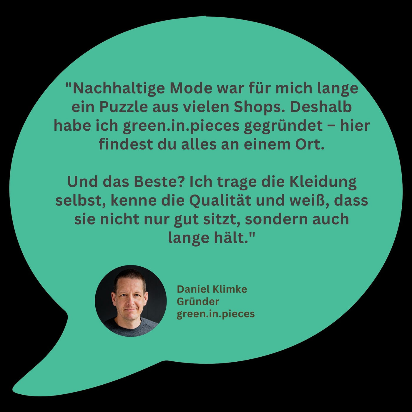 Zitat vom Gründer Damiel. 2103
