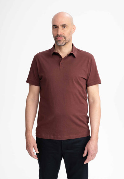 Poloshirt Jaspal Bitter Choc von Melawear.